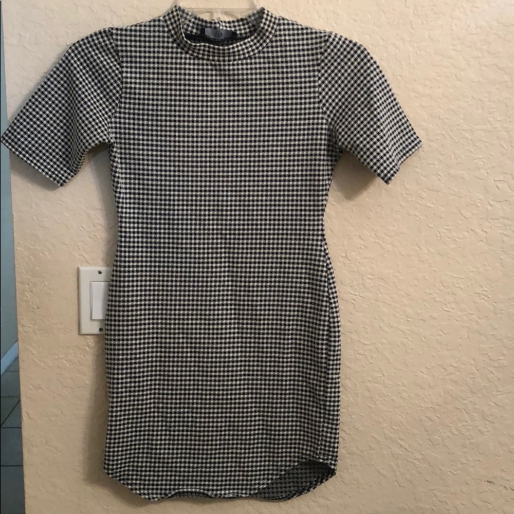 NWOT! Missguided Gingham Bodycon Dress